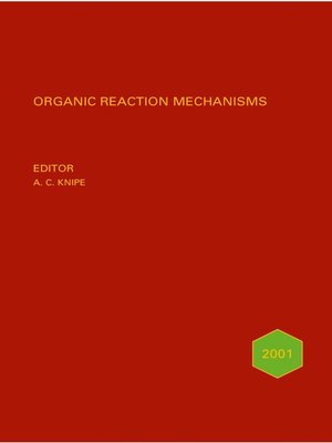 cover image of Organic Reaction Mechanisms, 2000